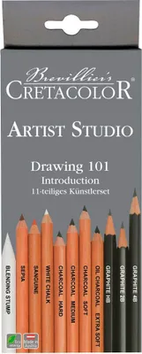 Produktbild von Sax Cretacolor STUDIO Drawing 101 Malset farbsortiert 1 Set