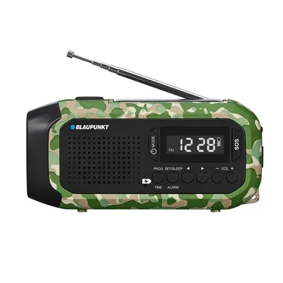 Zdjęcie produktu dla Radiotelefon awaryjny FM firmy Blaupunkt Latarka LED Lampka do czytania Potrójny system ładowania Alarm SOS, ER20GC