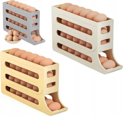 Produktbild von Eierkarton, Kühlschrank-Futterspender, automatischer Eier-Organizer