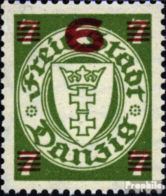 Produktbild von Briefmarken Danzig 1934 Mi 240 postfrisch Aushilfsausgabe