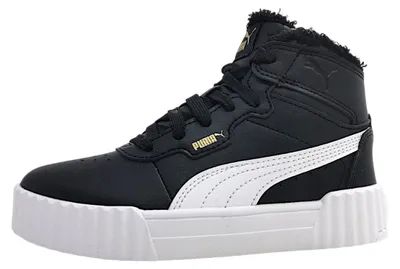 Produktbild von Puma Carina 3.0 Mid WTR PS Kinderschuhe Jungen Stiefel Schwarz Freizeit, Schuhgröße:33