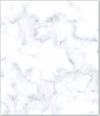 Produktbild von Wallario Herdabdeckplatte aus Glas, Größe 52 x 60 cm 1-teilig, Motiv Weiße Marmor-Optik