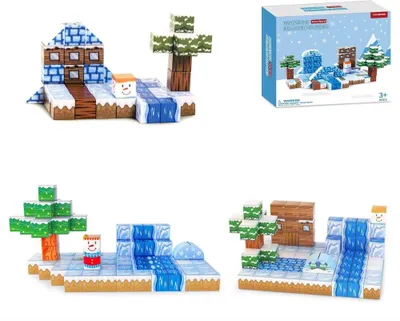 Produktbild von Magnetic Building Block - Mine World 52ks