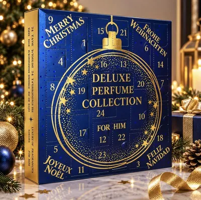 Produktbild von Adventskalender mit 24 verschiedenen Herrendüfte(Duftzwillinge)