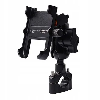 Zdjęcie produktu dla Uchwyt na telefon do motocykla FREEDCONN MC10 + adapter do rury hełmu BM2R
