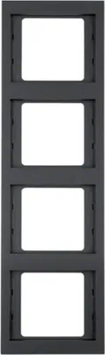 Produktbild von Berker 13437006 - Anthrazit - Thermoplast - Schraubenlos - Berker - Matte - 2 Stück(e)