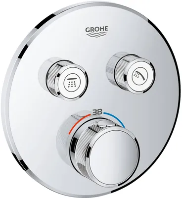 Immagine prodotto di Grohe Grohtherm SmartControl 29119, set di montaggio finito, 2 valvole di intercettazione, cromato, 1 pz.