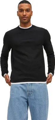 Productafbeelding van Jack & Jones Twinn Pullover, zwart, maat S, voor heren, kleur zwart, maat S