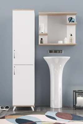 Obrázok produktu pre RAYEN kúpeľňová zostava, biela/dub Sonoma