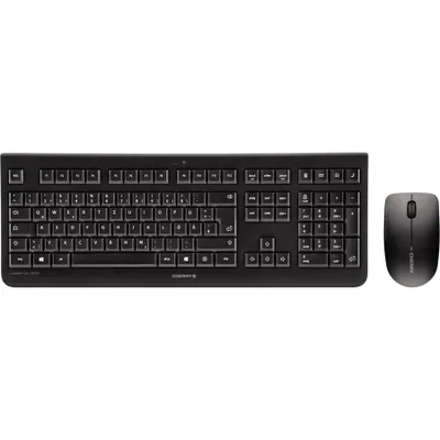 Produktbild von CHERRY DW 3000, Volle Größe (100%), Kabellos, RF Wireless, QWERTY, Schwarz, Maus enthalten