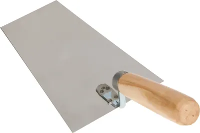 Produktbild von KOTARBAU® Edelstahl Trapezkelle 180 mm x 81 mm Maurerkelle mit Holzgriff Stukkateurkelle Putzkelle Stukkateurspachtel unabdingbar für Mauererarbeiten