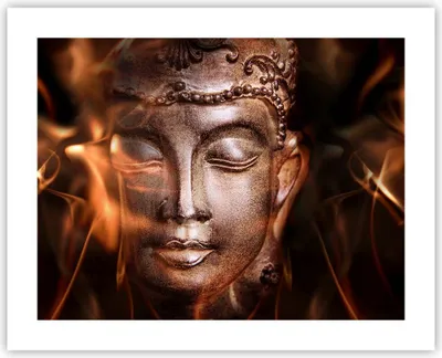 Produktbild von Poster - Poster ohne Rahmen - Buddha Statue Geheimnis - 50x40 cm - Wand Bild - Wanddeko - Wandbilder - Kunstposter - Wandposter - Bilder - Kunstdruck - Wanddekoration - Wandbild - P2XAA50x40-2620