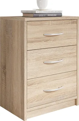 Immagine prodotto di Comodino >Bettine< in finitura rovere Sonoma - 39x54x28 cm (LxAxP)