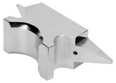 Produktbild von Doppelseitiger Hornamboss aus Edelstahl für die Metallformung von Schmuck und Handwerk