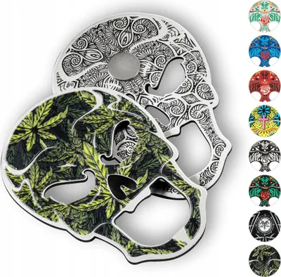 Produktbild von Flaschenöffner - Kapselheber für Bier - Totenkopf-Design - Edelstahl - Robust - Schwarz