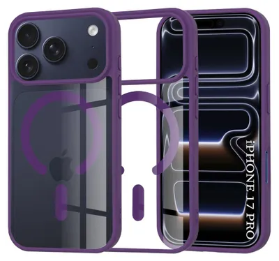 Zdjęcie produktu dla Techsuit – MagSafe Pro etui na iPhone 17 Pro – fioletowe
