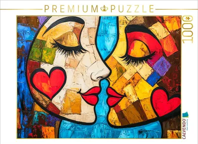 Produktbild von CALVENDO Puzzle Liebe und Glück | 1000 Teile Lege-Größe 64x48cm Foto-Puzzle für glückliche Stunden