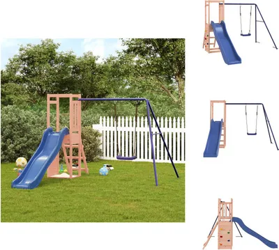 Produktbild von vidaXL Spielturm Massivholz Douglasie -  Schaukeln & Spieltürme