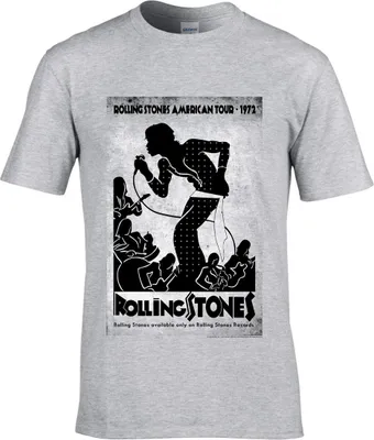 Image de T-shirt « Silhouette » de la tournée américaine des Rolling Stones de 1972