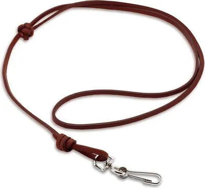 Produktbild von Pfeifenband aus Leder 4mm hellbraun