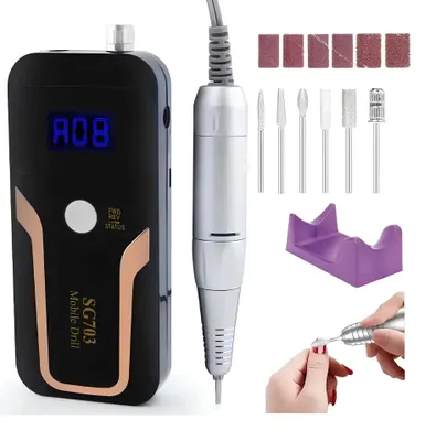 Obrázok produktu pre Akumulátorový fréz na nechty Nail Drill SG-703 35.000 otáčok/min