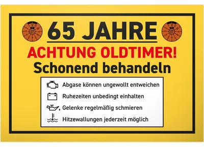 Zdjęcie produktu dla Baner urodzinowy na 65. urodziny