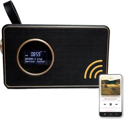 Immagine prodotto di Radio digitale Albrecht DR 750 nero-rosato