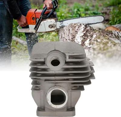 Image de piston cylindrique de 44,7 mm -Kit -pièces de rechange pour STIHL 026 MS260 026PRO -chaînes à chaîne