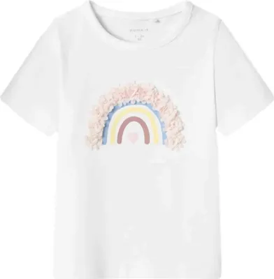 Produktbild von T-Shirt Name It 13241103-CLOUDDANCER für Mädchen