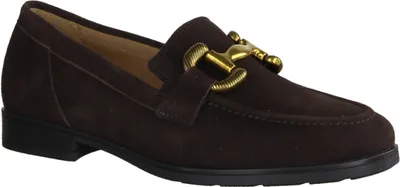 Produktbild von Gabor Comfort 32422-41 Damenschuhe, Slipper, Leder, Braun, Wechselfußbett - Damenschuhe Bequeme Ballerina / Slipper, Braun, leder (samtchevreau), absatzh&oumlhe: 15 mm