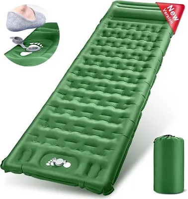 Produktbild von Famanu Schlafmatte selbstaufblasend - ultraleicht, wasserfest, grün