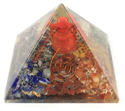 Productafbeelding van Grote orgoniet piramide, 70 mm - Ganesh