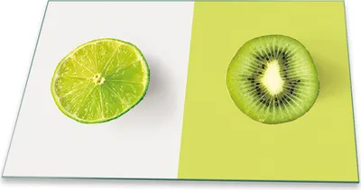 Produktbild von Herdabdeckplatte Glaskeramikkochfeld-Abdeckung Spritzschutz Glas Universal 80x52 Obst Grün