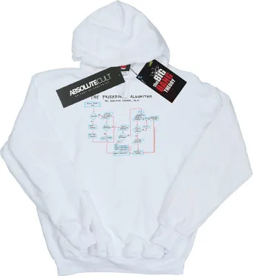 Produktbild von The Big Bang Theory - "Friendship Algorithm" Kapuzenpullover für Herren BI4244 (S) (Weiß)