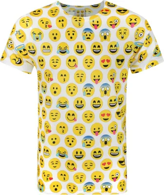 Obrázok produktu pre Pánske sublimované tričko Emoticon NS4113 (M) (White)