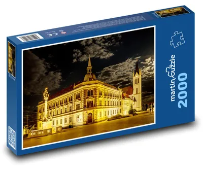 Obrázok produktu pre Puzzle 2000 Keszthely - Maďarsko, osvetlený zámok - martinpuzzle