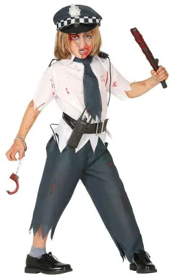 Obrázek produktu pro Strašidelný dětský kostým Zombie policie Halloween 2026