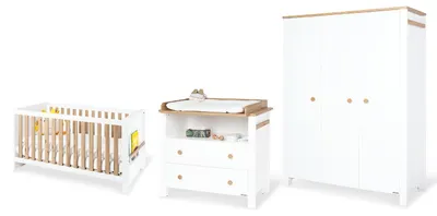 Produktbild von Kinderzimmer-Set 'Lova' breit groß, 3-tlg.