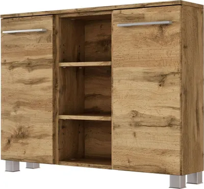 Produktbild von Badmöbel Sideboard, LOUNY-03 in Wotaneiche Nb., B/H/T: ca. 90/66/20 cm