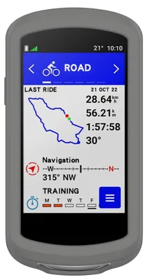 Produktbild von Schützende Hülle kompatibel mit Garmin Edge 1040, Edge 1040 Solar – dunkelgrau