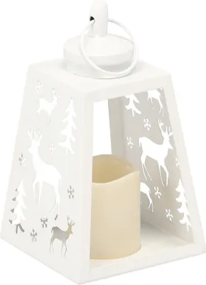 Produktbild von Aga Metall LED Weihnachtslaterne Weiß