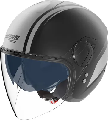 Image de Nolan N20-2 Visière Dolce Vita 347 Casque jet Noir / Blanc XXL