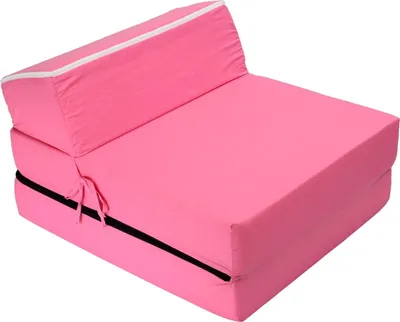Produktbild von Best For Kids Kindersessel Pink Bettsessel Funktionssessel Jugend Kindermatratze zum schlafen und Spielen 3 in 1 60x160