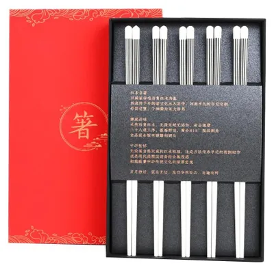 Produktbild von Wiederverwendbares Essstäbchen-Set mit Geschenkschachtel