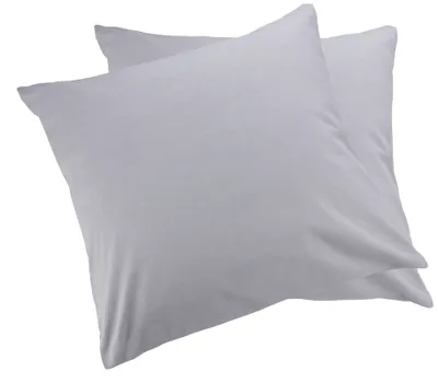 Produktbild von 2er Pack MOON-Luxury Linon Kissenbezug 100% Baumwolle-grau-50x50