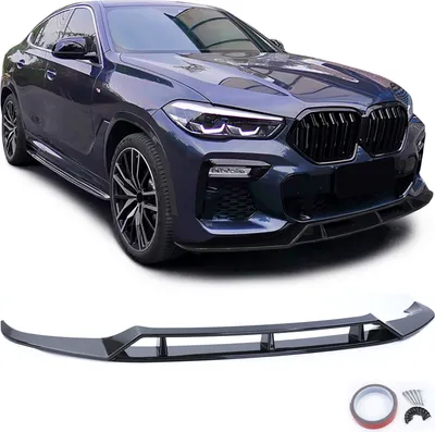 Produktbild von Frontspoiler Performance Spoiler Lippe Stoßstange in Schwarz Glanz für BMW X6