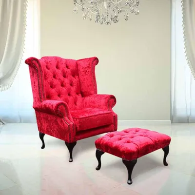 Produktbild von Ohrensessel Chesterfield Sessel Sitz Club Lounge Fernseh Sofa Relaxsessel Neu