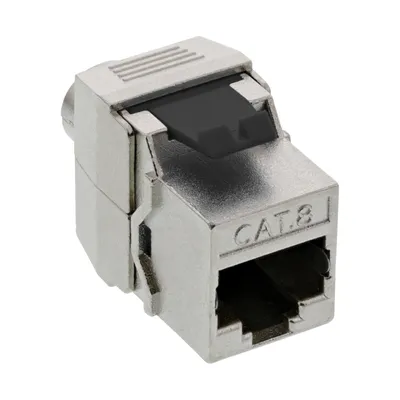 Produktbild von InLine Keystone RJ45 Buchse, SNAP-In, Cat.8.1, Schraubverschluss, RJ-45, Weiblich, Cat8.1, 28 mm, 35 mm, 17 mm