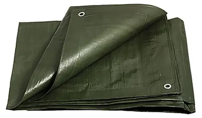 Image de Bâche de protection Levior en PE, 2 x 8 m, 200 g/m², verte