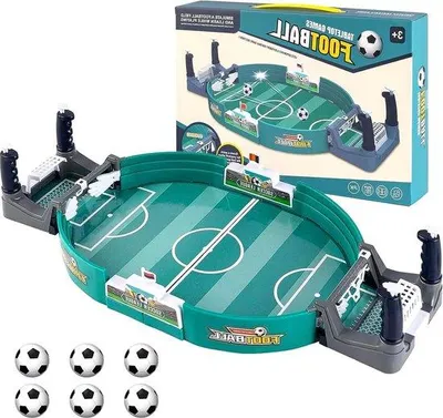 Immagine prodotto di Calcio balilla interattivo - 6 palline - Calcio balilla per bambini - Giocattolo da tavolo - Set da calcio - Divertimento per i giocatori - Set da calcio balilla per bambini e adulti